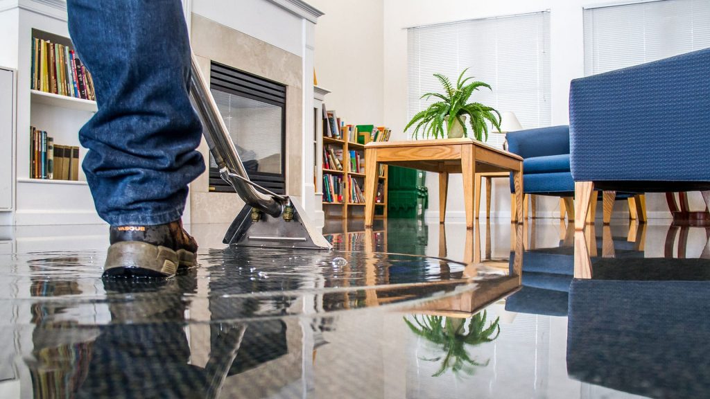 Water Damage Restoration Clean Up In Alpharetta GA.